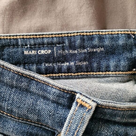 AG Adriano Goldschmied Mari Jeans Sz 24R 24x25.5 High Rise Slim Straight Stretch - Picture 2 of 7